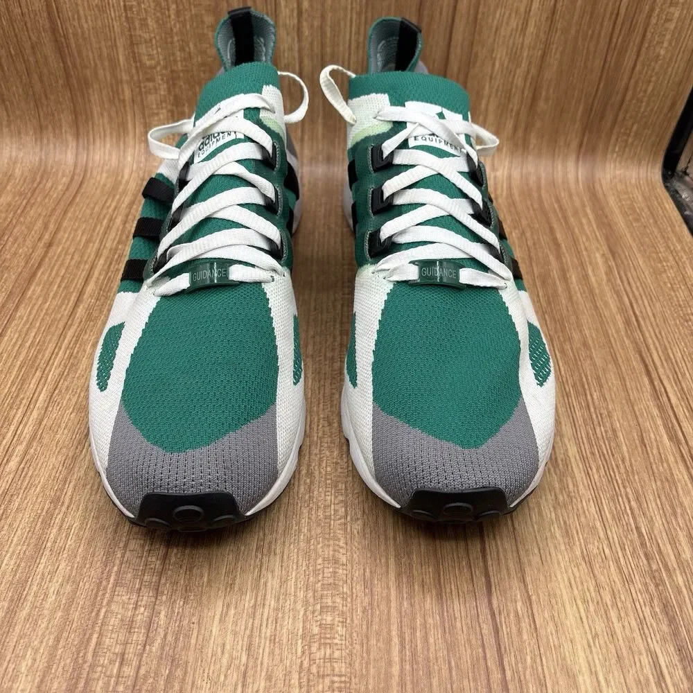 Adidas EQT Running Guidance Multicolored Green Black White Mens size 14 Sneakers